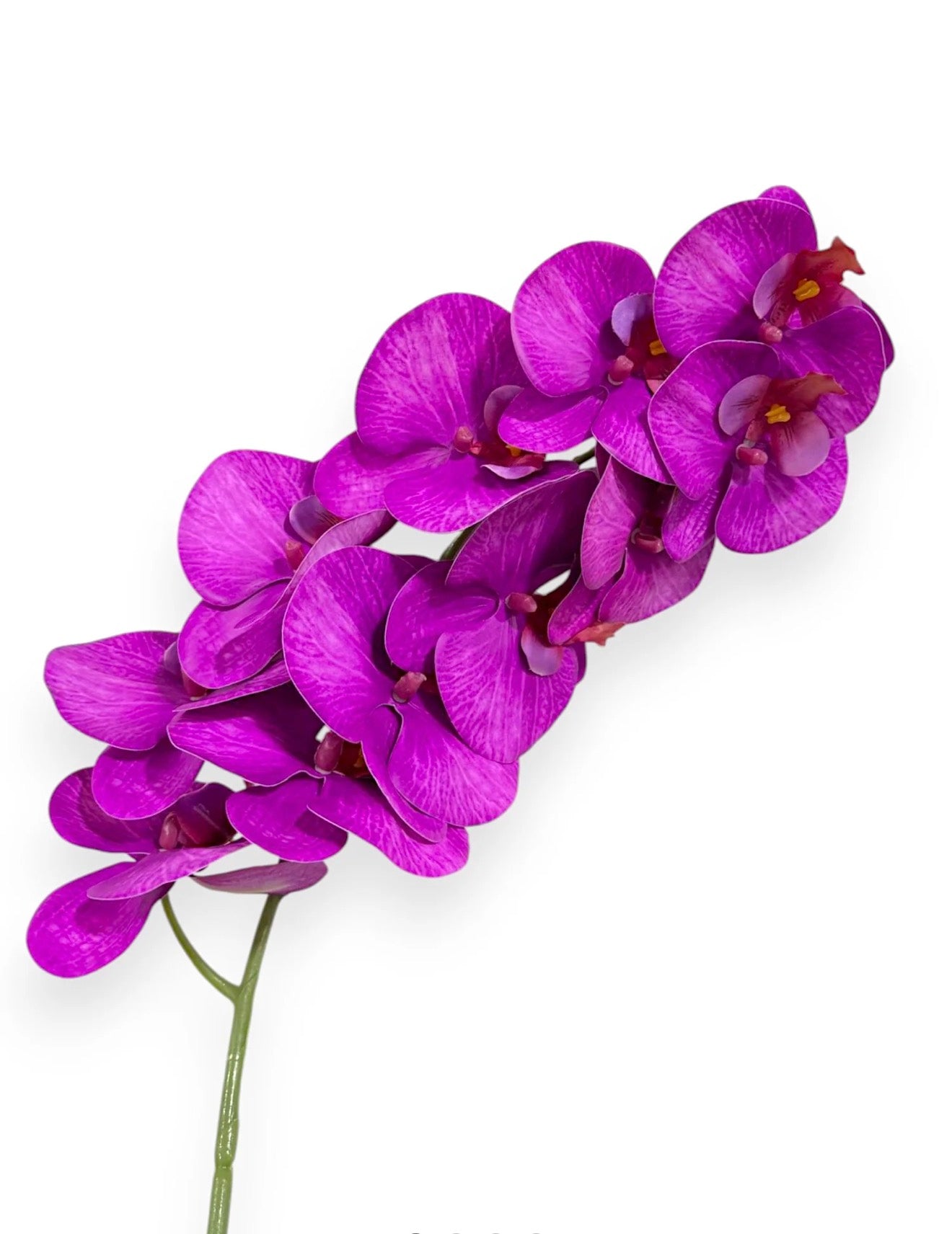 Magenta Faux Orchid Stem
